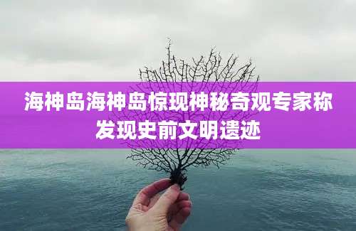 海神岛海神岛惊现神秘奇观专家称发现史前文明遗迹