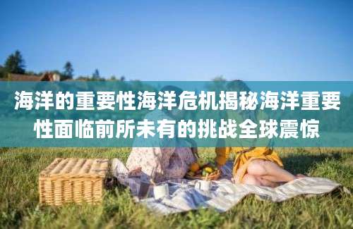 海洋的重要性海洋危机揭秘海洋重要性面临前所未有的挑战全球震惊