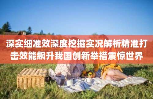深实细准效深度挖掘实况解析精准打击效能飙升我国创新举措震惊世界