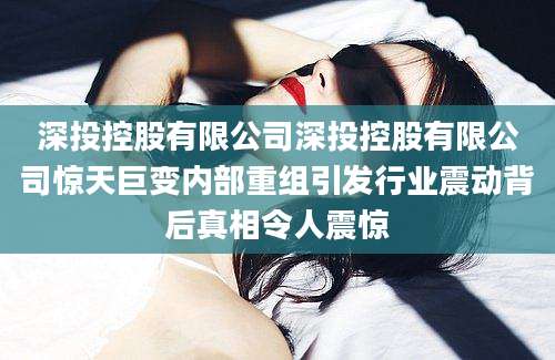 深投控股有限公司深投控股有限公司惊天巨变内部重组引发行业震动背后真相令人震惊