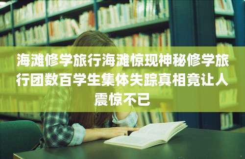 海滩修学旅行海滩惊现神秘修学旅行团数百学生集体失踪真相竟让人震惊不已