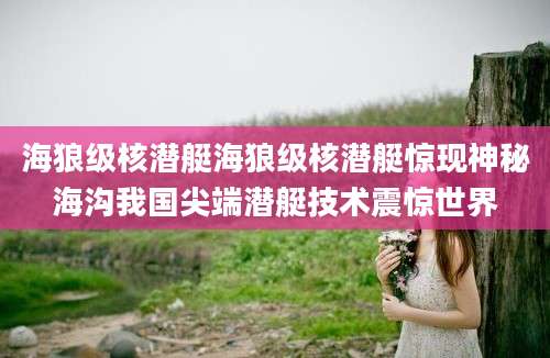 海狼级核潜艇海狼级核潜艇惊现神秘海沟我国尖端潜艇技术震惊世界